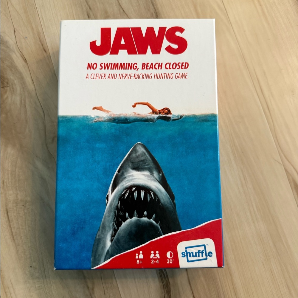 Jaws Board Game by - Blue and White